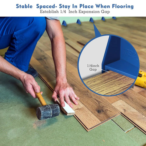 Triangle Floor Spacers For Laminate Wood And Vinyl Plank Installations Make Install A Breeze Stay In Place With Quarter Inch Gap