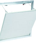 Sweet Removable Access Panel Featuring No Sweat Drywall Inlay And Concealed Touch Latches For Smooth Flush Setup Sharp 12 By 12 Inch Aluminum Frame open view