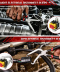 Electrical Disconnect Pliers Kit For Cars Trucks And SUVs Must Have Pro Grade 10 Piece Comprehensive Tool Set in use