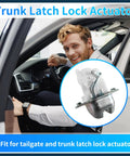 Plug And Play Rear Liftgate Door Lock Actuator For Subaru Crosstrek 2014 To 2023 heavy duty latch actuator in vehicle with driver.