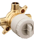 M Core 3 Port Shower Mixing Valve with CC and IPC Connections Pressure Balancing System to Keep Water Temperature Steady built in volume control