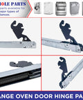 Oven Door Hinge 023799-000 Mansfield Red For Viking Ovens And Ranges Replacement Part Left Or Right Fit Non OEM