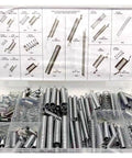 200 Pcs Spiral Galvanized Extended Compression Spring Assortment Kit Box Set Pro Grade With 20 Popular Sizes From 10mm To 79.5mm