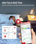 Bluetooth Digital Hygrometer Indoor Thermometer With 260 Ft Range And Comfort Icons No Fuss Dry Comfort Wet For Quick Humidity And Temperature Readouts At Home Or Office. Bedroom app alert