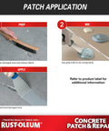 Concrete Patch And Repair Two Part Epoxy For Indoor And Outdoor Use 24 Oz Gray Pro Grade Heavy Duty Bonds Concrete Permanently tutorial steps
