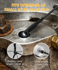 1920P HD Borescope With Grabber Endoscope Camera And 2.8 Inch Screen, 20.8 Inch Flexible Snake Cam For Pipes And Drains, Automotive Repair, And Hard To Reach Areas, IP67 Waterproof Inspection Tool, showing 15 mm opening