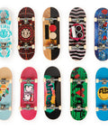 DLX Pro 10 Pack Fingerboards With Real Skate Graphics Fully Assembled Collectible Mini Skateboards Set For Kids Ages 6 Plus