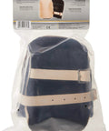 Heavy Duty Leather Kneepads With Double Thick Water Repellent Felt Lining For All Day Comfort Tan Color Adjustable Straps