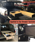 36 Inch Beefy Heavy Duty Drawer Slides 260 Lb Capacity applied to car drawer systems in vehicle storage
