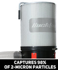 2 Micron Dust Filter Canister Kit For DC1100 Dust Collector, Easy Clean Handle, High Efficiency Filtration Product