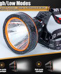 Rechargeable Headlamp With Ergonomic Separation Design, Ultra Bright Waterproof Headlight Spotlight for Outdoor Use