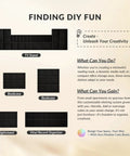 DIY Modular Cube Bookcase System With 23 Cube Open Shelves Stackable And Expandable Cube Set for various storage options