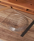 Top Shelf Pack Of Seven Big Circle Inlay Router Template Jig For Woodworking And Craft Projects Making Perfect Oval Cuts Three To Eight Inches layout on a workbench.