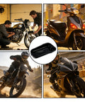 Heavy Duty Oil Drain Pan With Giant Capacity And Leak Proof Design For Super Smooth Auto Repairs And Parts Cleaning in garage and outdoor settings.