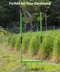 Heavy Duty Broadfork Garden Tool With Five Sharp Cambered 11 Inch Tines 56 Inch Unibody Shaft in garden setting