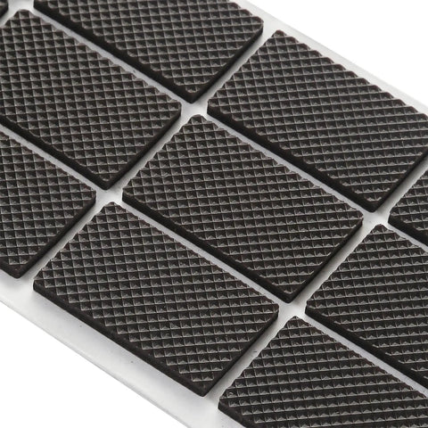 Close-up of Non Slip Furniture Pads Set 129 Pieces Round Square Rectangle Self Adhesive Rubber Foot Pads for Chair Legs