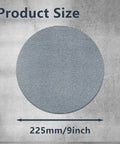 Dust Free Pro Grade 25 Pack 9 Inch Mesh Sanding Discs Set With 60 80 120 180 240 Grits For Random Orbital Sander shown in size