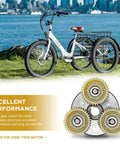 Electric Bike Gear Clutch Kit With 36T Planetary Nylon Gears for 500 to 750W motors, three 36T gears with bearings and clutch