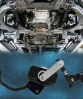 Rear Side Ride Height Level Sensor For Infiniti QX56 V8 With Rear Air Suspension, underside installed view
