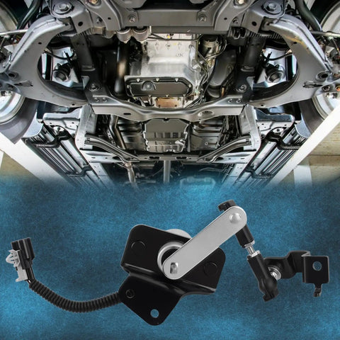 Rear Side Ride Height Level Sensor For Infiniti QX56 V8 With Rear Air Suspension, underside installed view