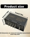 10-Pin Hazard Warning And Turn Signal Led Flasher Relay For 2003-2006 Chevy Silverado 1500, 2003-2006 GMC Sierra 1500, And 2003-2007 Hummer H2 Replaces 15764135 product dimensions shown
