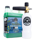 TORQ Max Foam 8 Cannon With Honeydew Snow Foam Soap Kit 1 Gallon Car Wash System For Thick Suds And Scratch Free Washes Perfect For Cars, Trucks, SUVs, And RVs, bottle and foam cannon