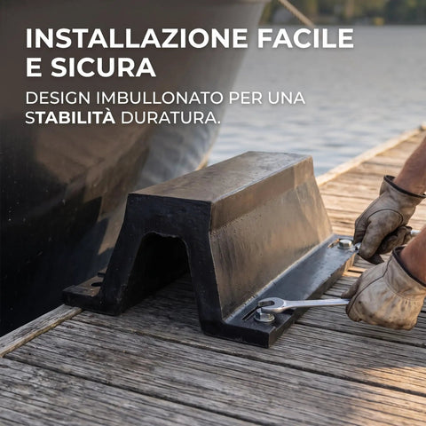 Arch Specification Rubber Dock For Vessel Impact Protection Black Rubber Dock Guard Marine Dock Bumper installation