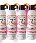 Epic Gender Reveal Fire Extinguisher Multipack Featuring Snazzy Biodegradable Color Powder Blasters for a baby shower.