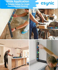 Flat Out Precise 16 Inch Digital Angle Finder Crafted From Durable Aluminum Alloy Featuring An Easy Read Scale Built For Woodworking And Cabinetry When You Gonna Strike Exactly Where It Counts in use for angle measuring during carpentry.