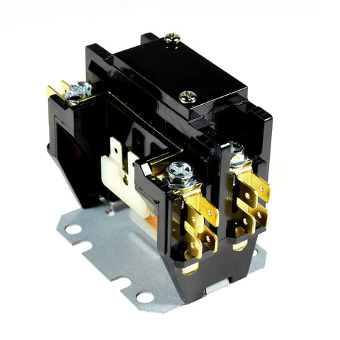 Single Pole 24V Condenser Contactor Replacement For 30 Amp Systems With Quiet Operation And Weld Resistant Contacts