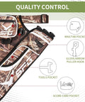 Hip Archery Quiver With Three Arrow Tubes, Durable Lightweight Nylon, Adjustable Waist Belt, Weather-Resistant Camo