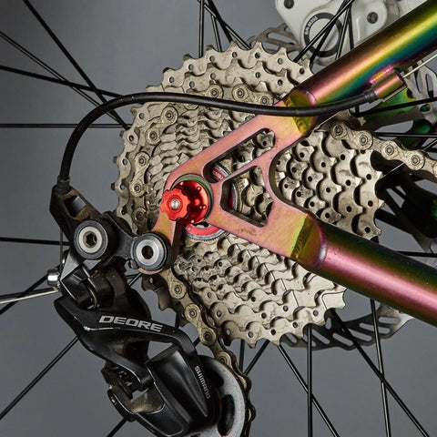 Ultralight Titanium Quick Release Skewer Set For Mountain Bike Red Beefed Up For Maximum Strength And Ultra Secure Wheel Retention