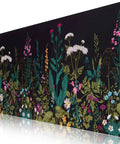 Massive Extended Desk Pad For Gaming And Work XXL Thirty Five Point Four By Fifteen Point Seven Inch Keyboard And Mouse Mat with floral design