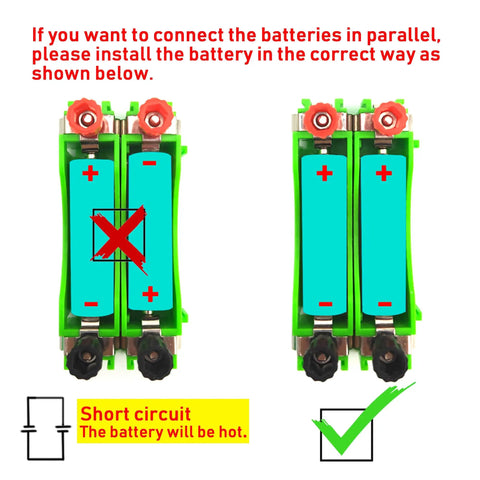 Diagram of correct battery installation for Electricity And Magnetism Lab Kit For Classroom Learning Hands On Circuit Building Set