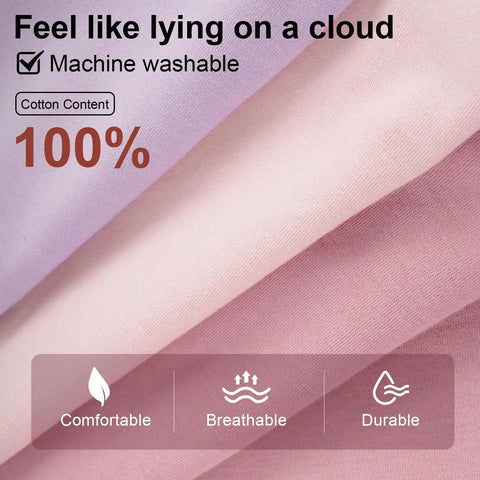 All Cotton Baby Sleep Sack 0 To 6 Months TOG 0.5 Wearable Blanket Three Pack fabric close-up, breathable and durable