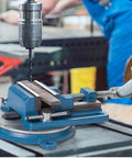 Low Profile Drill Press Vise 4 Inch DRL 100 Built Tough For Drilling Reaming And Tapping Projects In The Shop for woodworking.