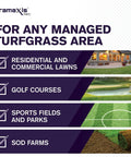 Pramaxis MEC Plant Growth Regulator For Lawn 8 Oz With 11.3 Percent Trinexapac Ethyl uses include lawns, golf courses, sports fields.