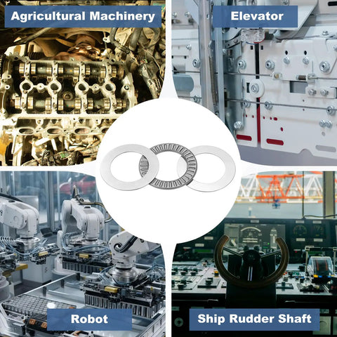 NTA1828 Thrust Needle Roller Bearing Set with 8 Washers for machinery, robots, elevators, and ship rudder applications