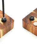 Non Slip Rubber Feet For Cutting Boards With Stainless Screws 12 Pack on wood boards, screws being installed