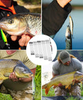 Premium Heavy Duty Steel Fishing Wire Leaders With Swivels 50 Piece Pre Rigged Anti Bite Tippet Kit for catching large fish.