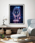 Diamond Painting Kit For Adults Beginners 5D Full Drill DIY Tiger Art Set With Dope Tools in frame as wall decor 12x16 inches