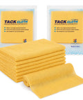 No Sweat Dust Management Tack Cloths For Woodworking And Sanding, 17 Inch Nonwoven Tack Rags, 8 Pack, wax free.
