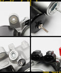 Premium Heavy Duty ABS Brake Booster Pump With No Sweat Direct Bolt On Fitment For Toyota Prius And RAV4 2010 To 2015 close-up showing connection points and design details.