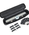 Adjustable Modular Door Hinge Router Jig For Timber Doors Fits Six Foot Eight Height with tools in zip case and aluminum rail design