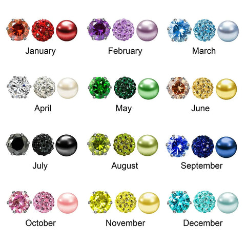 Blue Stud Earrings Set For Women, Three Pairs Featuring Sparkling Cubic Zirconia Rhinestones, Luminous Faux Pearl, And September Birthstone Bling, Stainless Steel Posts, Hypoallergenic, Perfect For Daily Wear Or Parties. September blue stud set