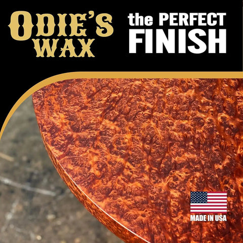Super Hard Wood Wax For Ultra Durable Finish And Extra Lustrous Sheen That Builds On Super Duper Oil And Wood Butter Great For Lighter Woods Clear Wax Finish 9 Ounce Glass Jar showing polished wood surface