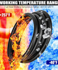 Fuel line hose, 3/8 in ID, 10 ft length, push-lock, NBR rubber, automotive high-pressure 300 PSI, Amazon brand