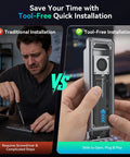 No Fuss M.2 NVMe Enclosure Delivers Blazing 40 Gbps Speeds For Thunderbolt 4 And USB 4 Drives with tool-free installation process.