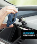 Orbiter Dash Kit Phone Mount with Exterior Plate Adhesive, 360 Degree Dashboard Docking, hands-free use in car