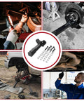 Heavy Duty Wheel Hub Removal Tool For Cars And Trucks Universal Bearing Extractor in use with nuts and washers included
